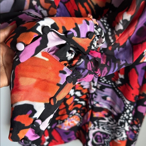 Anthropologie Hutch Elaine long-sleeve square-neck mini dress 16 - Picture 8 of 12